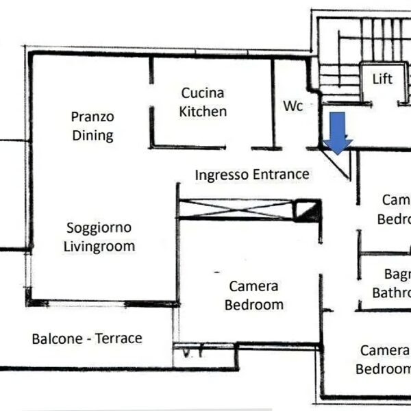 18 Vendiamo attico Lugano piano