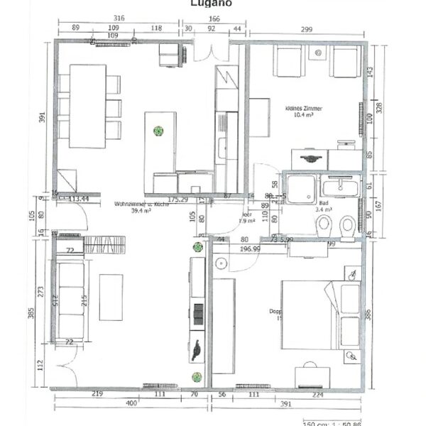 18 Vendiamo appartamento Lugano - Planimetria